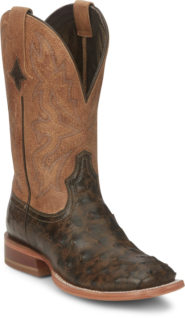 Tony Lama Ladies Tori Umber Full Quill Ostrich Exotic Western Boots TL5405