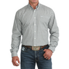 Cinch Men's Printed Cream Button Down Shirt MTW1106155