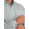 Cinch Men's Printed Cream Button Down Shirt MTW1106155