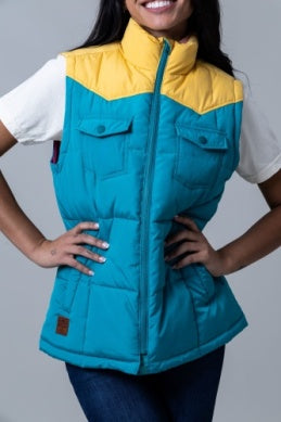 Kimes Ranch Ladies Wyldfire Vest - Teal