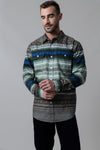 Kimes Ranch Men's Pueblo Stripe Jacket - Sage