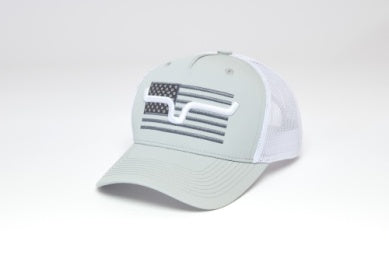 Kimes Ranch Capital Curved Bill Hat - Grey