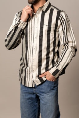 Men’s Kimes Ranch “1992” Button-Down Long Sleeve Shirt – Black