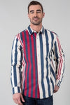 Men’s Kimes Ranch “1992” Button-Down Long Sleeve Shirt – Navy