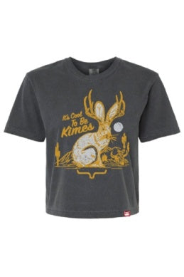 Kimes Ranch Ladies Cool Jack Cropped Tee - Pepper