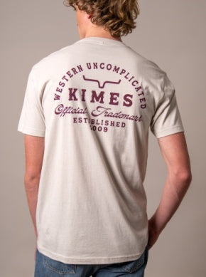 Kimes Ranch Men's Heavy Text Short Sleeve T-Shirt - Natural