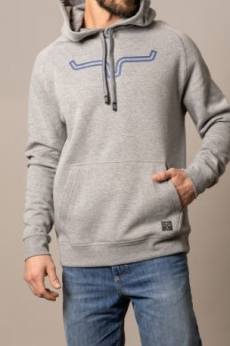Men’s Kimes Ranch Outlier Hoodie - Grey/Blue