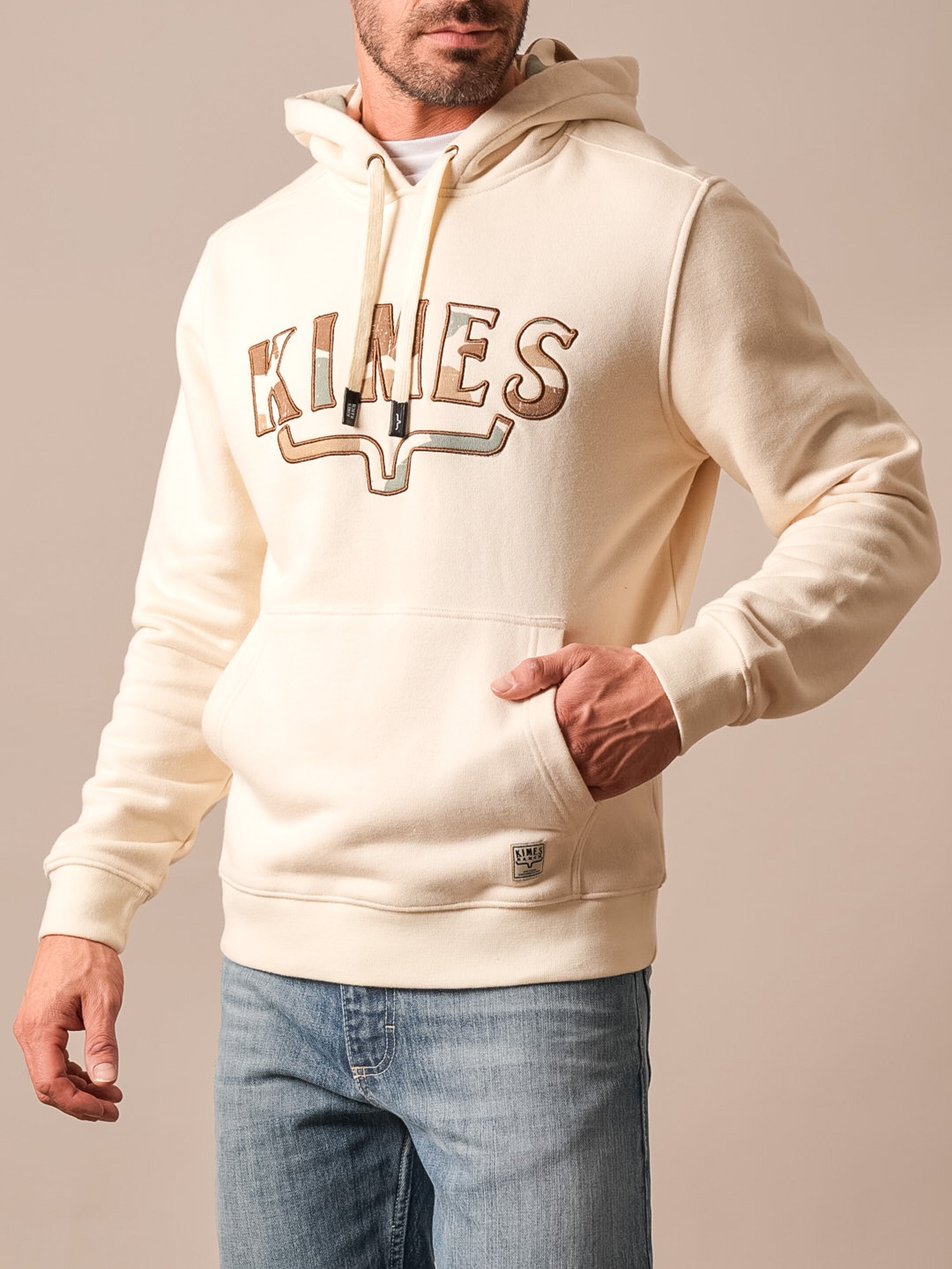 Kimes Ranch Men's Riddle Natural Hoodie