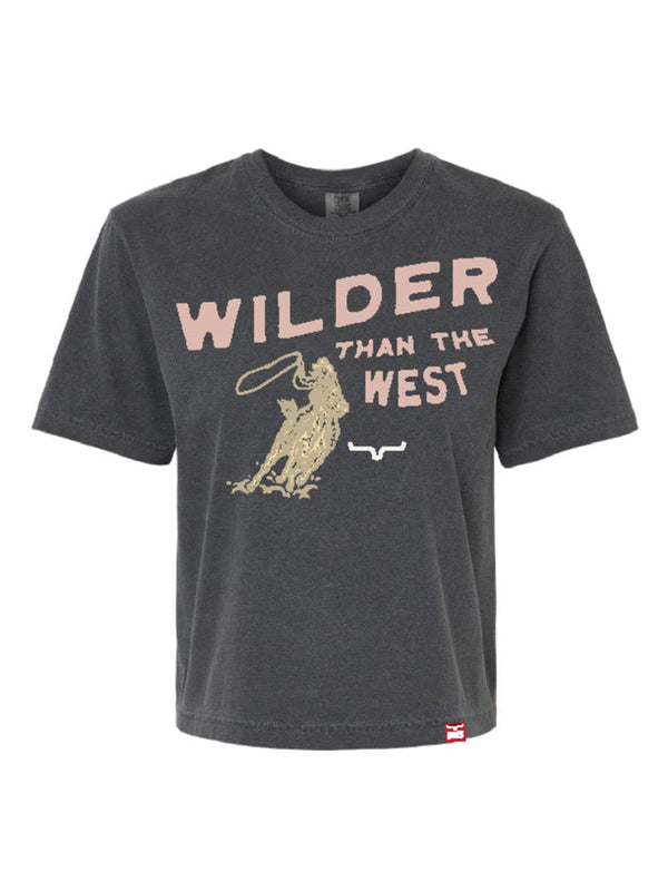 Kimes Ranch Ladies Wilder Than the West Crop TShirt