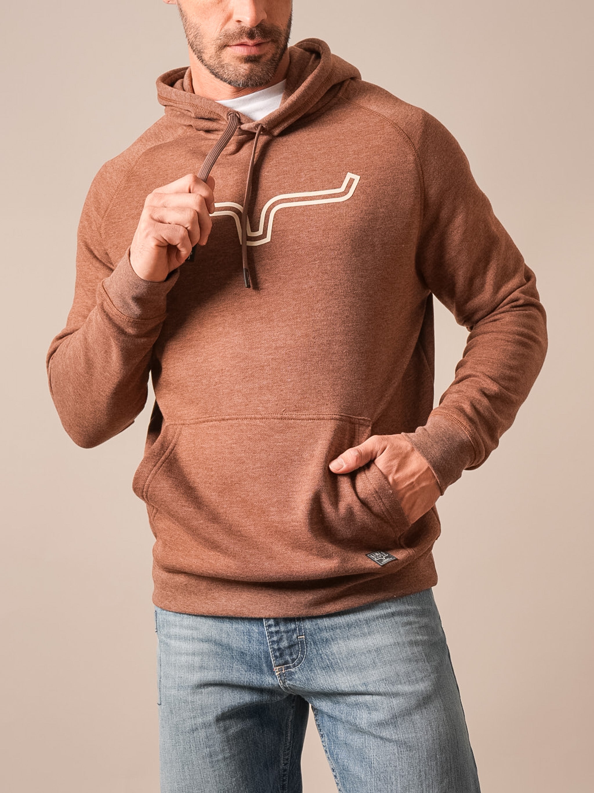 Kimes Ranch Men's Outlier Hoodie Dark Brown