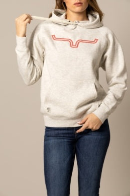 Ladies Kimes Ranch Outlier Hoodie - Oatmeal Heather