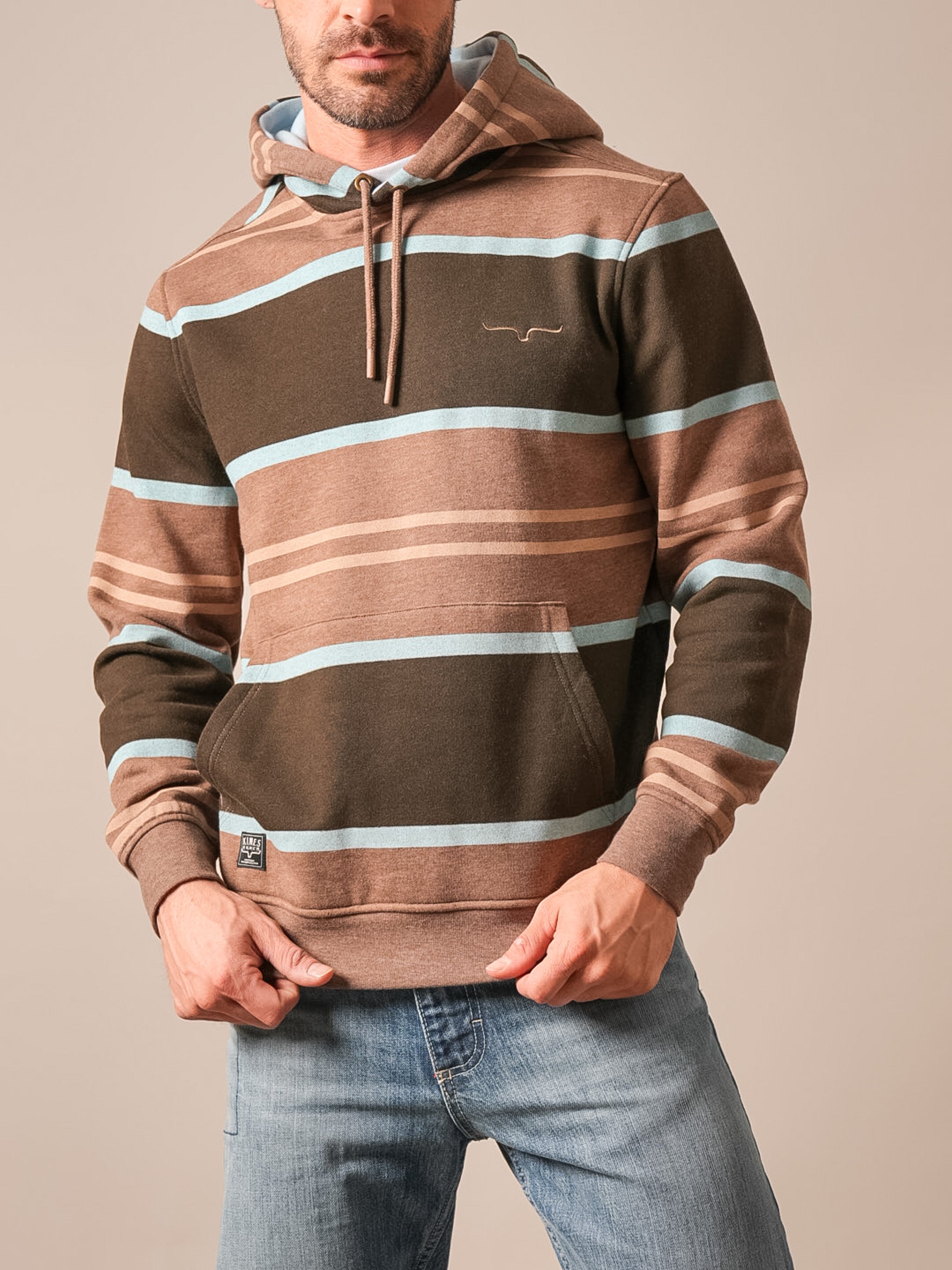 Kimes Ranch Men's Owen Brown Hoodie