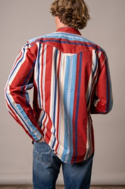 Men’s Kimes Ranch Clancy Button Down Long Sleeve Shirt – Brick Red