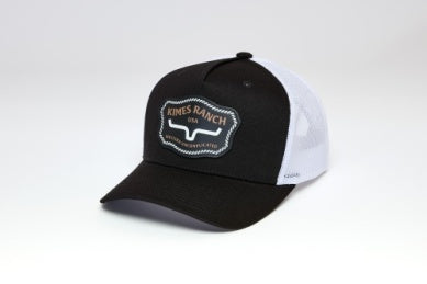 Kimes Ranch Hawkins Curved Bill Hat - Black