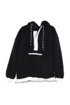 KatyDid Ladies Black Sherpa Fleece Pullover - KDC-PLVR-14_BLK
