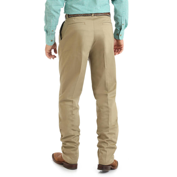 Men's Wrangler Western Casuals - Pleated Front - Khaki - 00097KH