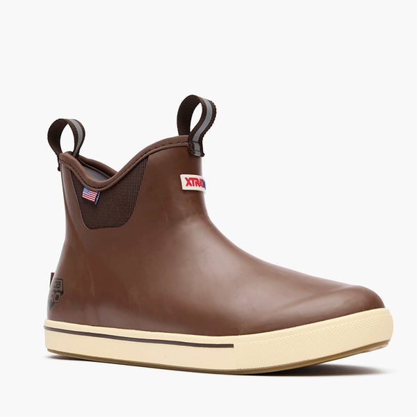 XtraTuf Mens Ankle Deck Pro Brown Boot-XMATD900