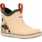 XtraTuf Kids Beige and Duck Camo Ankle Deck Boot - XKABDC90