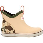 XtraTuf Kids Beige and Duck Camo Ankle Deck Boot - XKABDC90