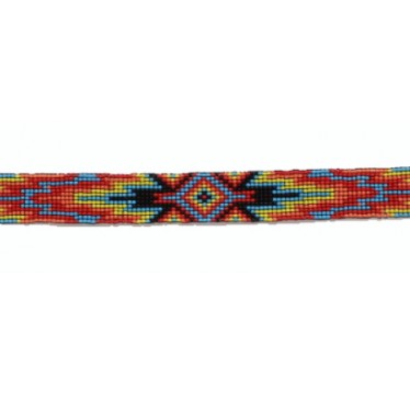 Twister Beaded Aztec Hatband 0273597