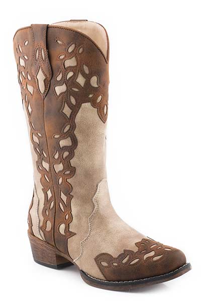 Roper Ladies Faux Leather Snip Toe Boot- 09-021-1566-3020