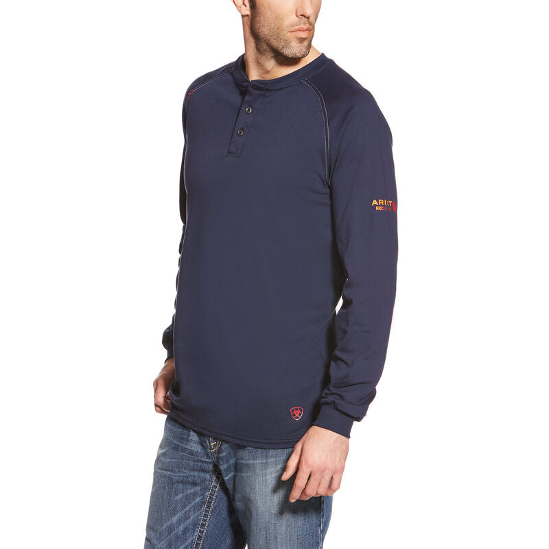 Ariat Men's Flame Resistant Henley Shirt 10013518