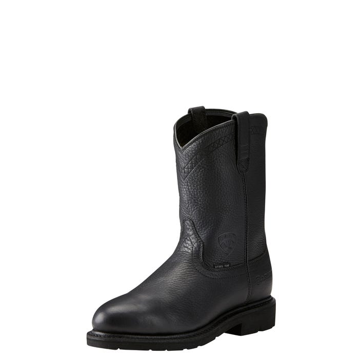 Ariat Men's Sierra Steel Toe Black Work Boots 10021473
