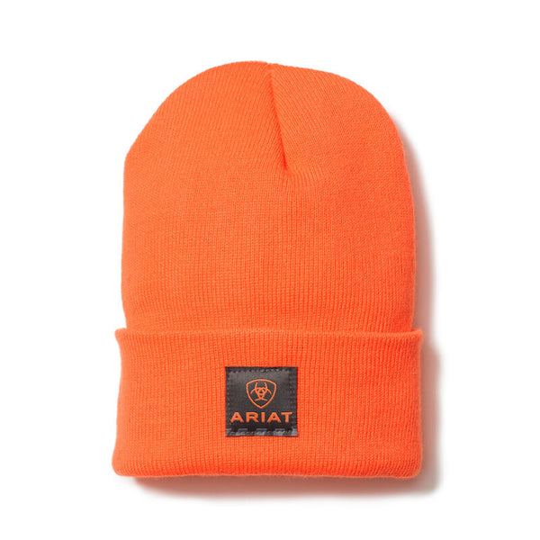 Ariat Rebar Watch Cap- Bright Orange Beanie 10024504