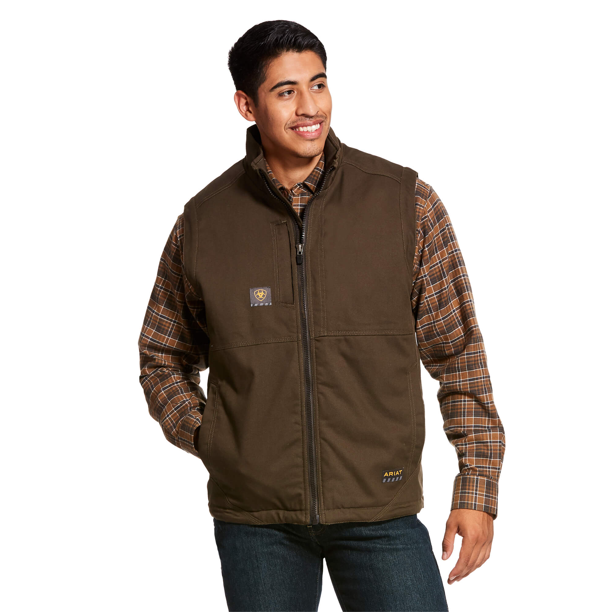 ARIAT Men's Rebar Duracanvas Vest 10027851