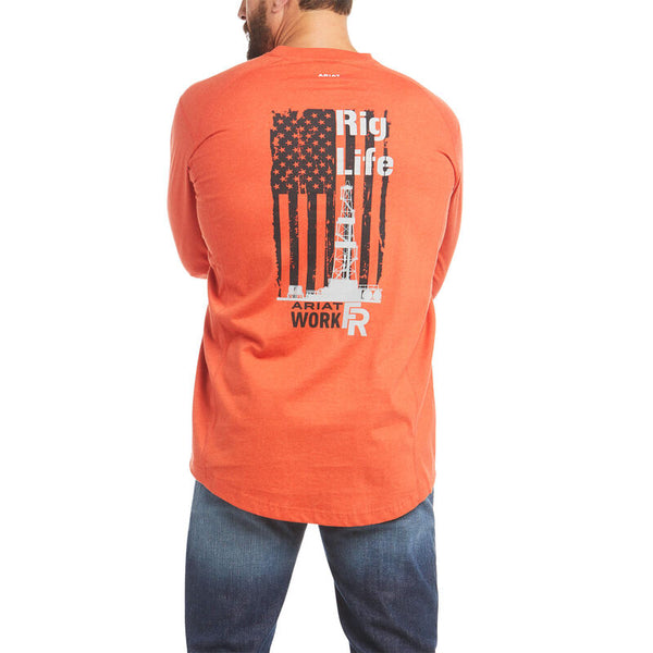 Men's Ariat FR Air Rig Life Graphic Long Sleeve Shirt 10035508