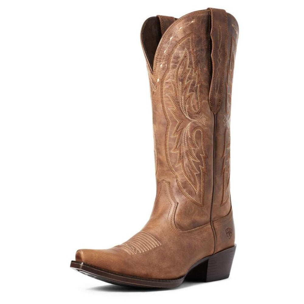Ladies Ariat Heritage X Toe Elastic Calf Western Boot 10036047