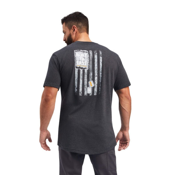 Ariat Men's Rebar Cotton Strong Dog Tags T-Shirt 10039147