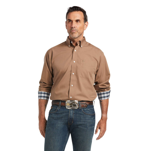 Ariat Men's Wrinkle Free Solid Classic Fit Shirt 10039893