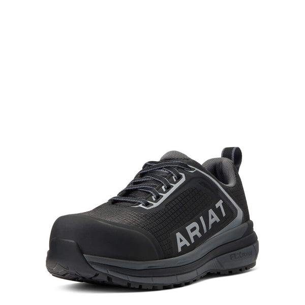 Ariat Ladies Outpace Composite Toe Safety Shoes Black 10040324