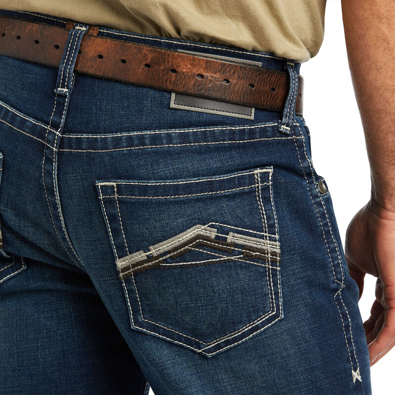 Ariat Men's M5 Straight Stretch Remming Stackable Straight Leg Jean 10040746