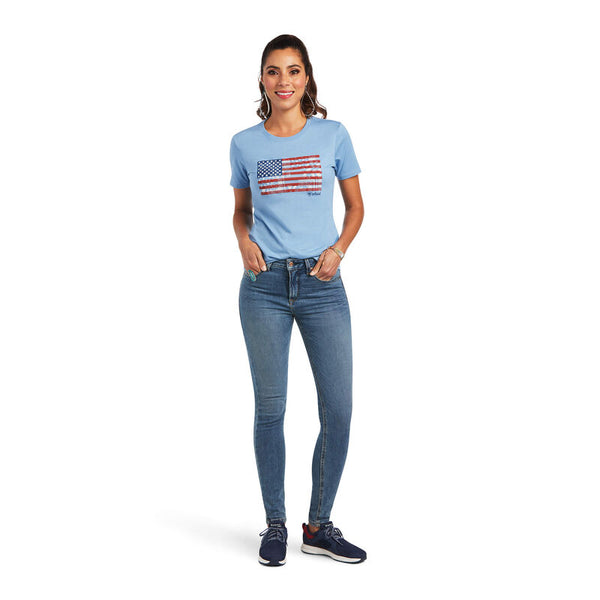 Ariat Ladies Paisley Flag T-Shirt 10040692