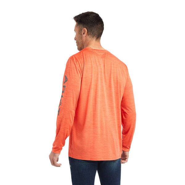 Ariat Charger Logo Men's Long Sleeve Shirt-10041031