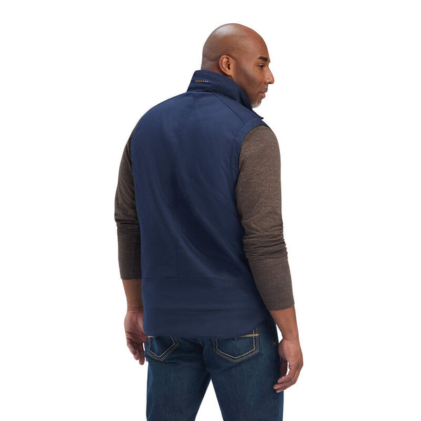 Ariat Men's Rebar Dura Canvas Vest Navy 10041538