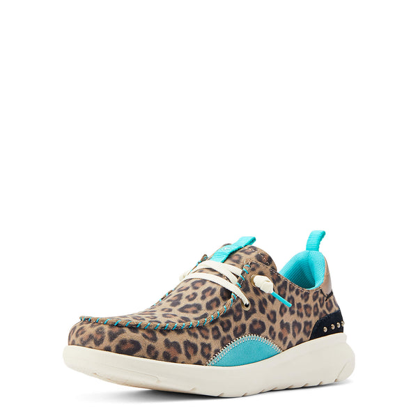Ariat Ladies Hilo Stud Leopard Print Shoe-10044429