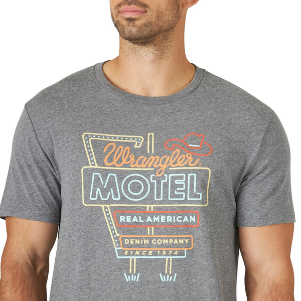 Wrangler Men's Neon Motel Sign T-Shirt 112319276
