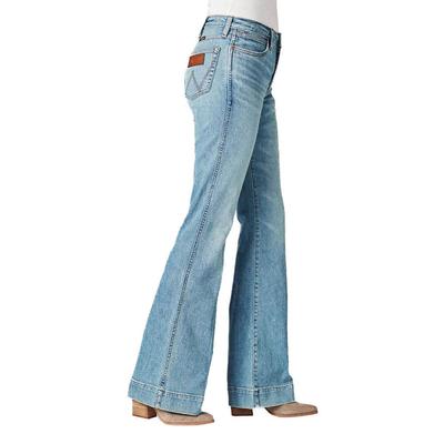 Wrangler Ladies Retro Green Emma Trouser Jeans 112321429