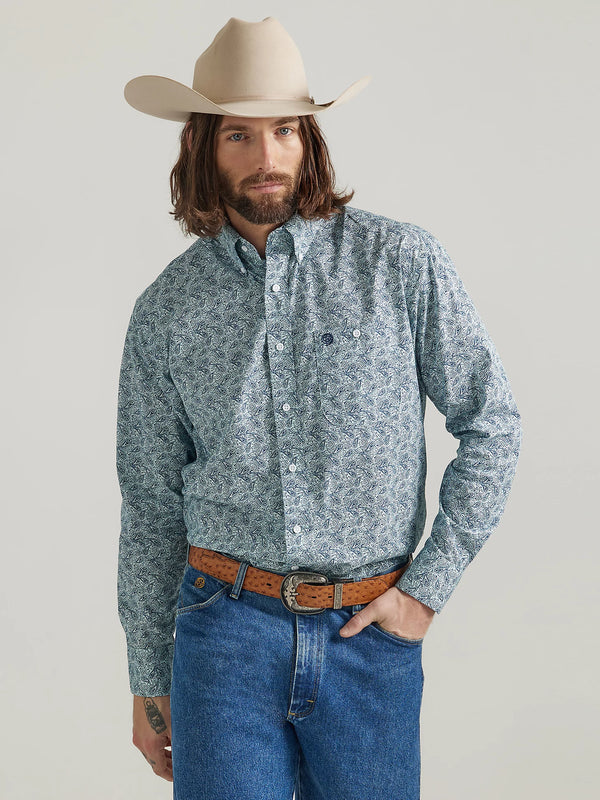 Wrangler Men's George Strait Long Sleeve Shirt 112327836