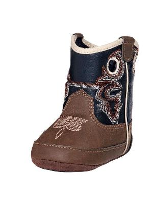 Double Barrel Western Boots Boys Trace Baby Buckers Round 4429202