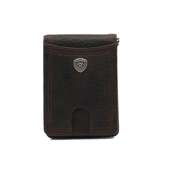 Ariat Card Case Money Clip Brown A35117282