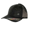 ARIAT Women's Offset Logo Glitter Messy Bun Snapback Cap A300005301