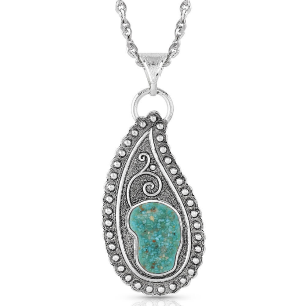 Montana Silversmiths Country Roads Turquoise Necklace