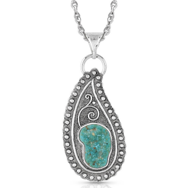 Montana Silversmiths Country Roads Turquoise Necklace