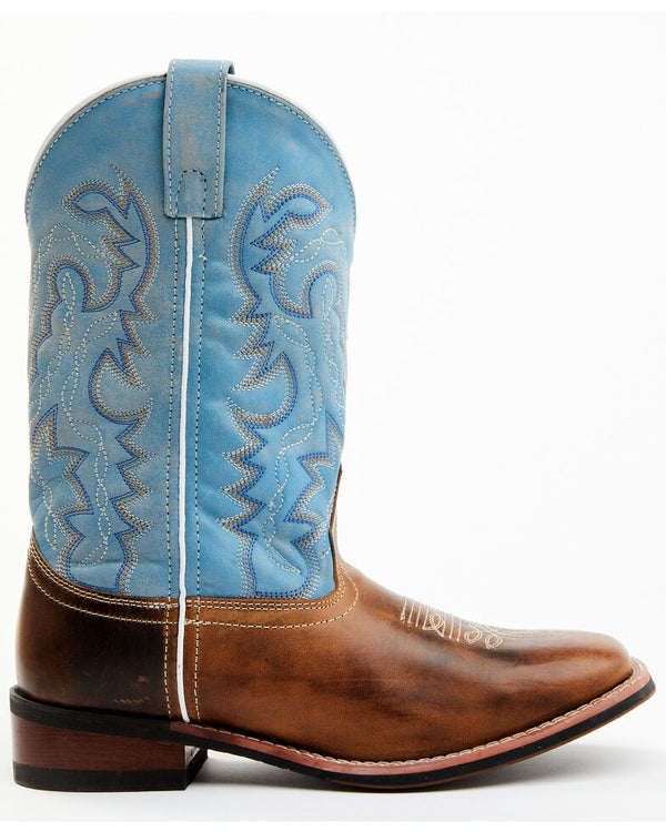 Ladies Laredo Darla Burnished Leather Western Boots  5895