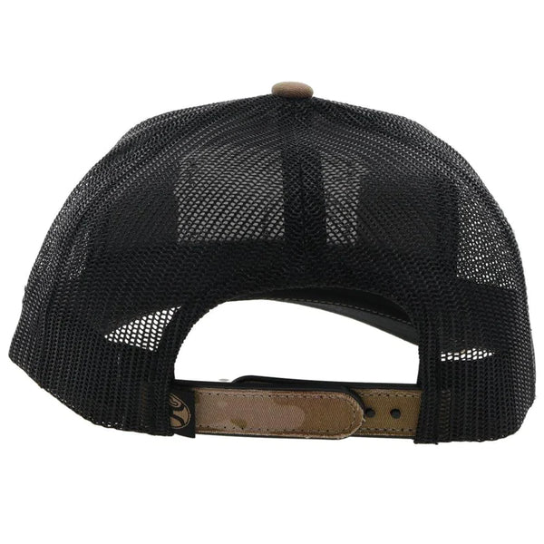 Hooey Adjustable "Liberty Roper" Camo/Black Snapback 2110T-TNBK