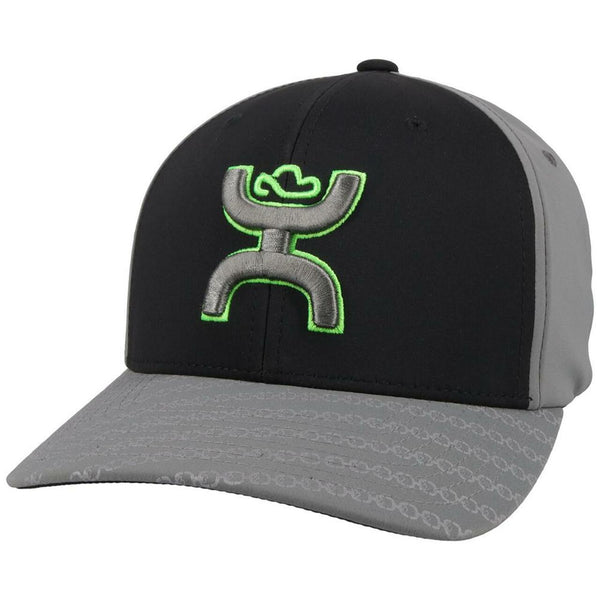 Hooey Solo lll Hooey Black/ Grey 6-Panel Flexfit